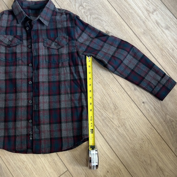 Burnside Boys Flannel Button Down Shirt - Picture 6 of 7